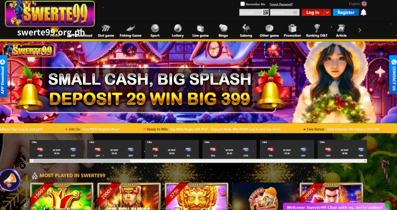 Step 1: Navigate to SWERTE99 Casino Website